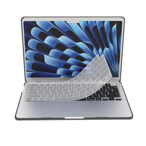 Case-Mate Snap-On Hardshell - Obudowa MacBook Air 15" M2 (2023) z nakładką na klawiaturę (Smoke) Case-Mate Snap-On Hardshell - Obudowa MacBook Air 15" M2 (2023) z nakładką na klawiaturę (Smoke)