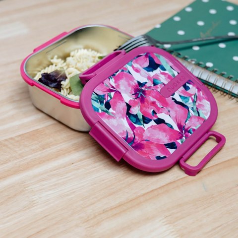 Quokka Kai - Pojemnik ze stali nierdzewnej na żywność / lunchbox (Pink Bloom) Quokka Kai - Pojemnik ze stali nierdzewnej na żywność / lunchbox (Pink Bloom)