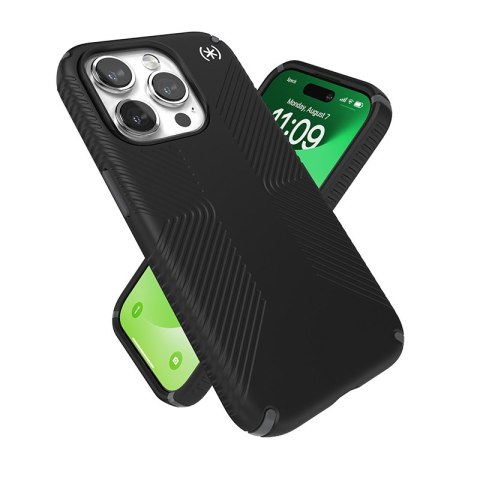 Speck Presidio2 Grip - Etui iPhone 15 Pro (Black / Slate Grey / White) Speck Presidio2 Grip - Etui iPhone 15 Pro (Black / Slate Grey / White)
