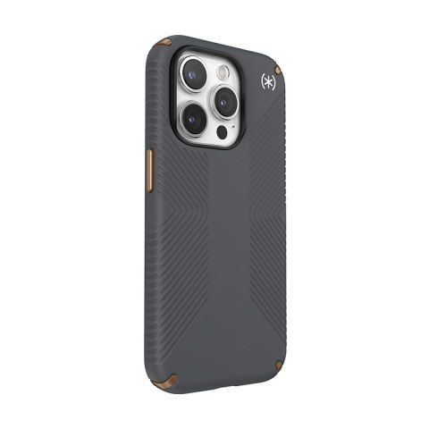 Speck Presidio2 Grip - Etui iPhone 15 Pro (Charcoal Grey / Cool Bronze / White) Speck Presidio2 Grip - Etui iPhone 15 Pro (Charcoal Grey / Cool Bronze / White)