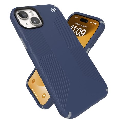Speck Presidio2 Grip Magsafe - Etui iPhone 15 Plus / iPhone 14 Plus (Coastal Blue / Dust Grey / White) Speck Presidio2 Grip Magsafe - Etui iPhone 15 Plus / iPhone 14 Plus (Coastal Blue / Dust Grey / White)