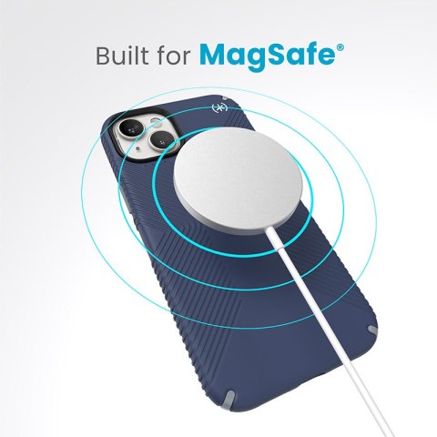 Speck Presidio2 Grip Magsafe - Etui iPhone 15 Plus / iPhone 14 Plus (Coastal Blue / Dust Grey / White) Speck Presidio2 Grip Magsafe - Etui iPhone 15 Plus / iPhone 14 Plus (Coastal Blue / Dust Grey / White)
