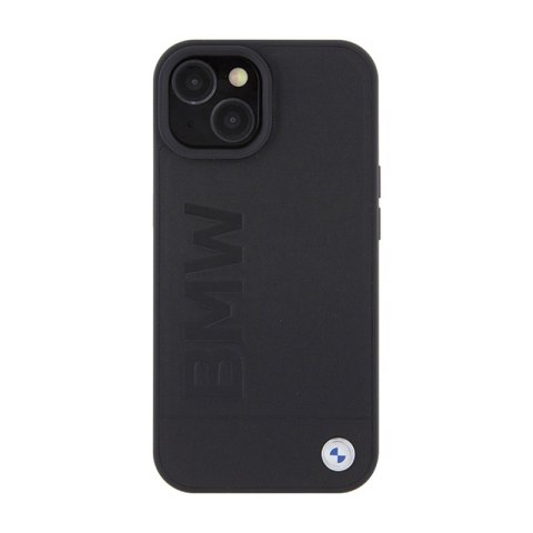 BMW Leather Hot Stamp - Etui iPhone 15 (czarny) BMW Leather Hot Stamp - Etui iPhone 15 (czarny)