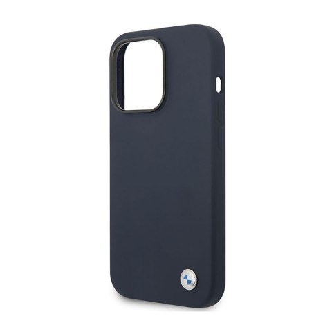 BMW Liquid Silicone Case Metal Logo MagSafe - Etui iPhone 14 Pro Max (granatowy) BMW Liquid Silicone Case Metal Logo MagSafe - Etui iPhone 14 Pro Max (granatowy)