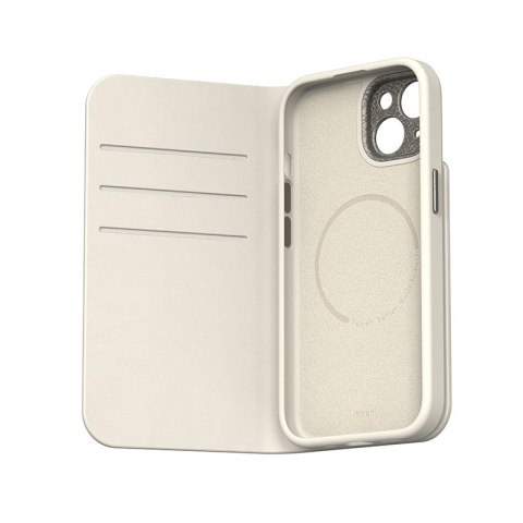 Moshi Overture MagSafe - Skórzane etui 3w1 z klapką iPhone 15 Plus (Eggnog White) Moshi Overture MagSafe - Skórzane etui 3w1 z klapką iPhone 15 Plus (Eggnog White)