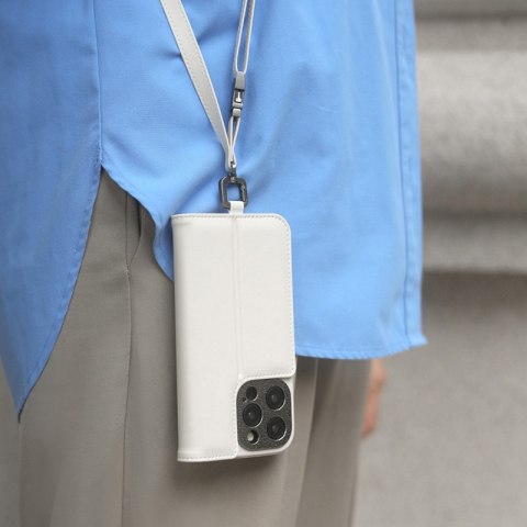Moshi Overture MagSafe - Skórzane etui 3w1 z klapką iPhone 15 Plus (Eggnog White) Moshi Overture MagSafe - Skórzane etui 3w1 z klapką iPhone 15 Plus (Eggnog White)