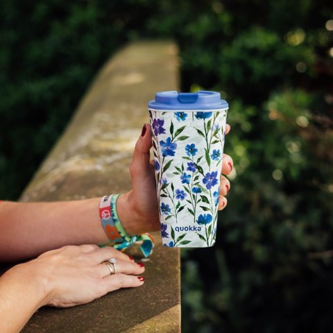 Quokka Vaso Cafe Doble Pared - Kubek z podwójnymi ściankami 450 ml (Ditsy Bloom) Quokka Vaso Cafe Doble Pared - Kubek z podwójnymi ściankami 450 ml (Ditsy Bloom)