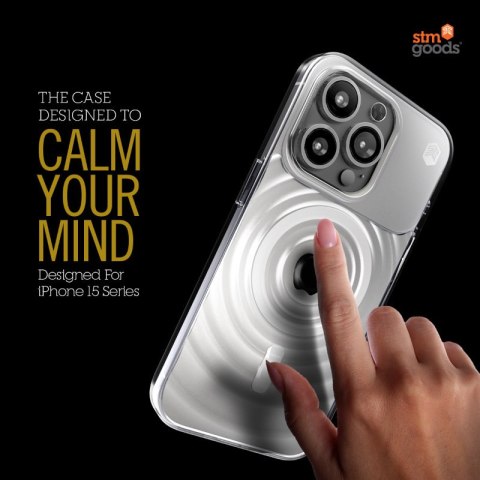 STM Reawaken Ripple MagSafe - Etui iPhone 15 (Clear) STM Reawaken Ripple MagSafe - Etui iPhone 15 (Clear)