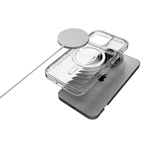 STM Reawaken Ripple MagSafe - Etui iPhone 15 (Clear) STM Reawaken Ripple MagSafe - Etui iPhone 15 (Clear)