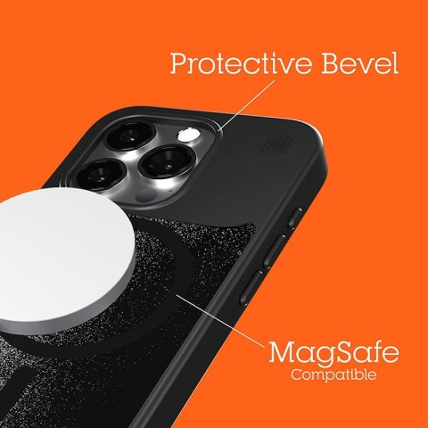STM Relax Sand MagSafe - Etui iPhone 15 Pro Max (Black / Grey) STM Relax Sand MagSafe - Etui iPhone 15 Pro Max (Black / Grey)