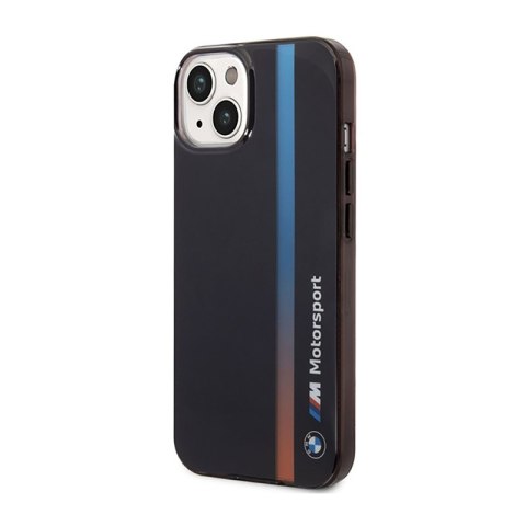 BMW Tricolor Stripe - Etui iPhone 14 (Czarny) BMW Tricolor Stripe - Etui iPhone 14 (Czarny)