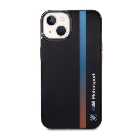 BMW Tricolor Stripe - Etui iPhone 14 (Czarny) BMW Tricolor Stripe - Etui iPhone 14 (Czarny)