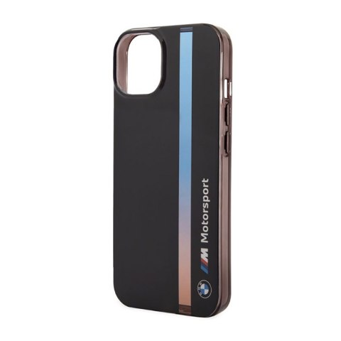 BMW Tricolor Stripe - Etui iPhone 14 (Czarny) BMW Tricolor Stripe - Etui iPhone 14 (Czarny)
