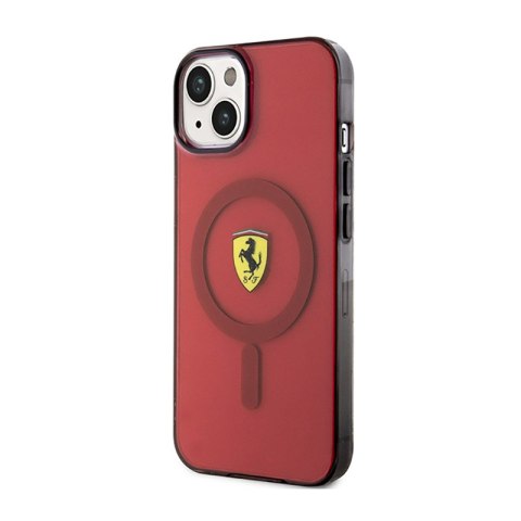 Ferrari Translucent MagSafe - Etui iPhone 14 (Czerwony) Ferrari Translucent MagSafe - Etui iPhone 14 (Czerwony)