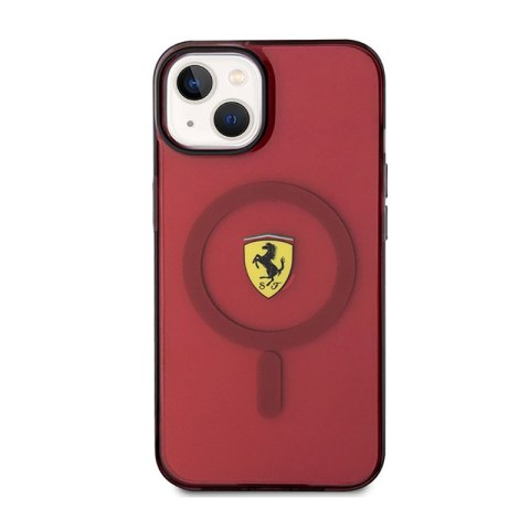 Ferrari Translucent MagSafe - Etui iPhone 14 (Czerwony) Ferrari Translucent MagSafe - Etui iPhone 14 (Czerwony)