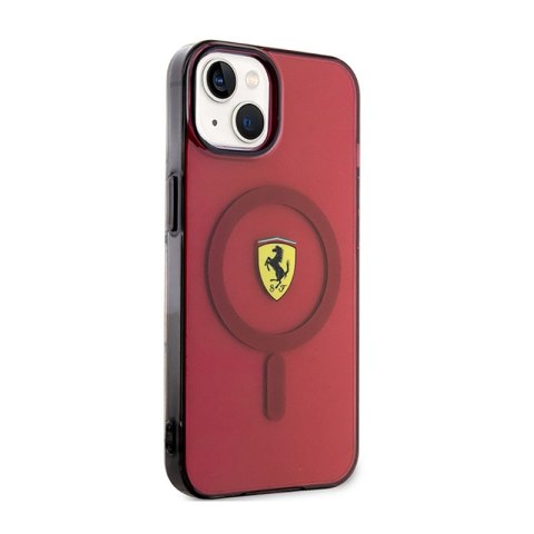Ferrari Translucent MagSafe - Etui iPhone 14 (Czerwony) Ferrari Translucent MagSafe - Etui iPhone 14 (Czerwony)