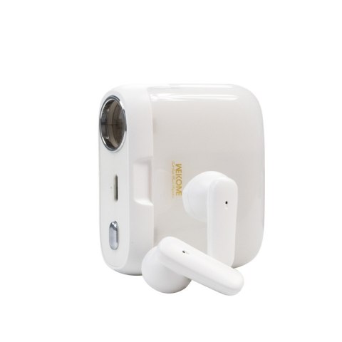 WEKOME S28 Pop Digital Series - Bezprzewodowe słuchawki Bluetooth V5.3 TWS z etui ładującym z funkcją projektora (Biały) WEKOME S28 Pop Digital Series - Bezprzewodowe słuchawki Bluetooth V5.3 TWS z etui ładującym z funkcją projektora (Biały)