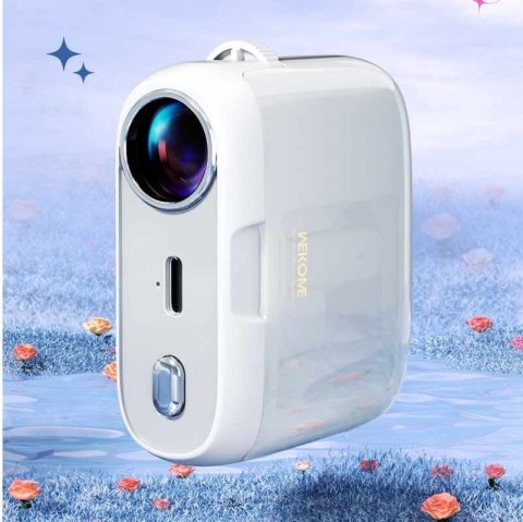 WEKOME S28 Pop Digital Series - Bezprzewodowe słuchawki Bluetooth V5.3 TWS z etui ładującym z funkcją projektora (Biały) WEKOME S28 Pop Digital Series - Bezprzewodowe słuchawki Bluetooth V5.3 TWS z etui ładującym z funkcją projektora (Biały)