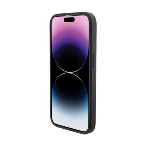 BMW Grip Stand Smooth & Carbon - Etui iPhone 15 Pro (czarny) BMW Grip Stand Smooth & Carbon - Etui iPhone 15 Pro (czarny)