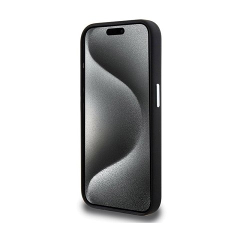BMW Signature Liquid Silicone MagSafe - Etui iPhone 15 Pro (czarny) BMW Signature Liquid Silicone MagSafe - Etui iPhone 15 Pro (czarny)