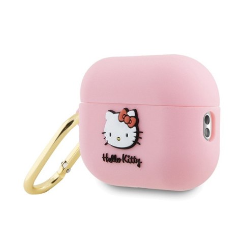 Hello Kitty Silicone 3D Kitty Head - Etui AirPods Pro 2 (różowy) Hello Kitty Silicone 3D Kitty Head - Etui AirPods Pro 2 (różowy)