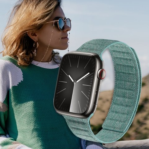 Crong Melange - Pasek magnetyczny do Apple Watch 44/45/46/49 mm (turkusowy melanż) Crong Melange - Pasek magnetyczny do Apple Watch 44/45/46/49 mm (turkusowy melanż)