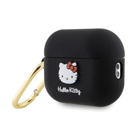 Hello Kitty Silicone 3D Kitty Head - Etui AirPods Pro 2 (czarny) Hello Kitty Silicone 3D Kitty Head - Etui AirPods Pro 2 (czarny)
