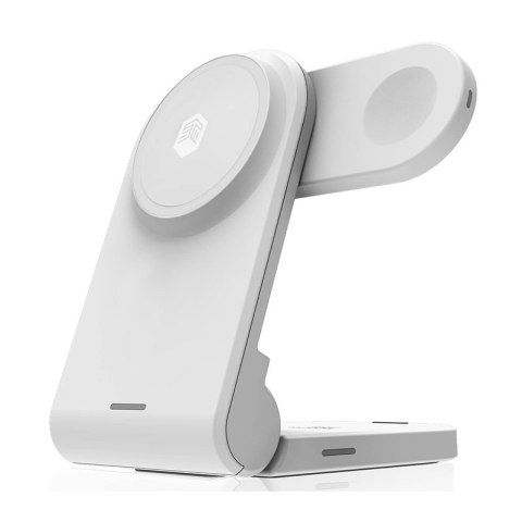 STM ChargeTree MAG - Mobilna ładowarka bezprzewodowa 3w1 z MagSafe (biały) STM ChargeTree MAG - Mobilna ładowarka bezprzewodowa 3w1 z MagSafe (biały)