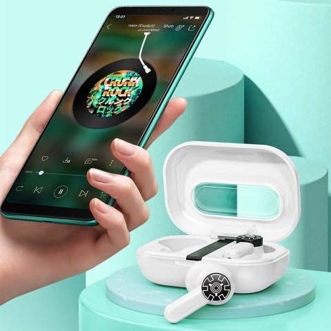 WEKOME VA06 Vanguard Series - Bezprzewodowe słuchawki Bluetooth V5.2 TWS z etui ładującym (Zielony) WEKOME VA06 Vanguard Series - Bezprzewodowe słuchawki Bluetooth V5.2 TWS z etui ładującym (Zielony)