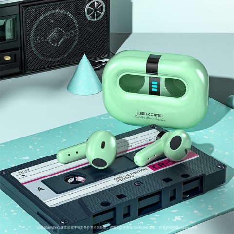 WEKOME VA06 Vanguard Series - Bezprzewodowe słuchawki Bluetooth V5.2 TWS z etui ładującym (Zielony) WEKOME VA06 Vanguard Series - Bezprzewodowe słuchawki Bluetooth V5.2 TWS z etui ładującym (Zielony)
