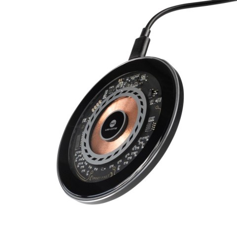 WEKOME WP-U164 Vanguard Series - Bezprzewodowa ładowarka indukcyjna Qi 15W (Czarny) WEKOME WP-U164 Vanguard Series - Bezprzewodowa ładowarka indukcyjna Qi 15W (Czarny)