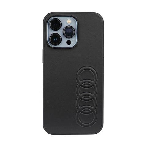 Audi Synthetic Leather - Etui iPhone 13 Pro (Czarny) Audi Synthetic Leather - Etui iPhone 13 Pro (Czarny)