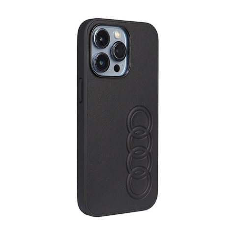 Audi Synthetic Leather - Etui iPhone 13 Pro (Czarny) Audi Synthetic Leather - Etui iPhone 13 Pro (Czarny)