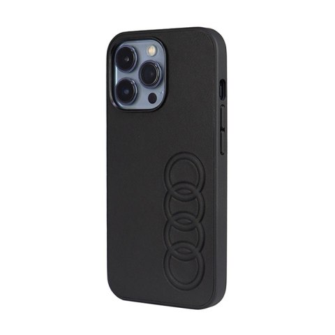 Audi Synthetic Leather - Etui iPhone 13 Pro (Czarny) Audi Synthetic Leather - Etui iPhone 13 Pro (Czarny)