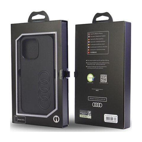 Audi Synthetic Leather - Etui iPhone 13 Pro (Czarny) Audi Synthetic Leather - Etui iPhone 13 Pro (Czarny)