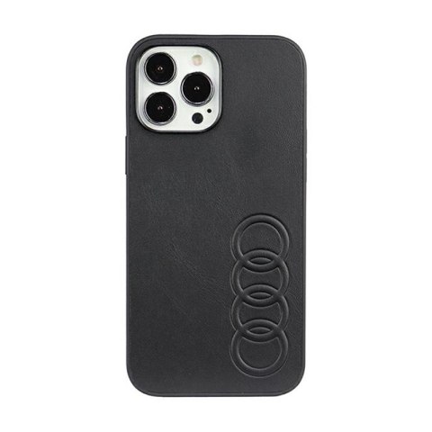 Audi Synthetic Leather - Etui iPhone 13 Pro Max (Czarny) Audi Synthetic Leather - Etui iPhone 13 Pro Max (Czarny)