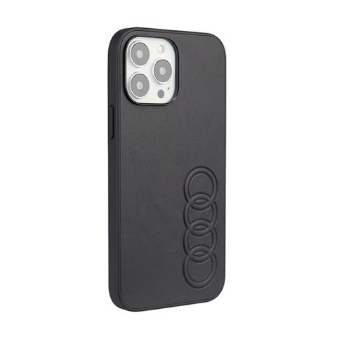 Audi Synthetic Leather - Etui iPhone 13 Pro Max (Czarny) Audi Synthetic Leather - Etui iPhone 13 Pro Max (Czarny)
