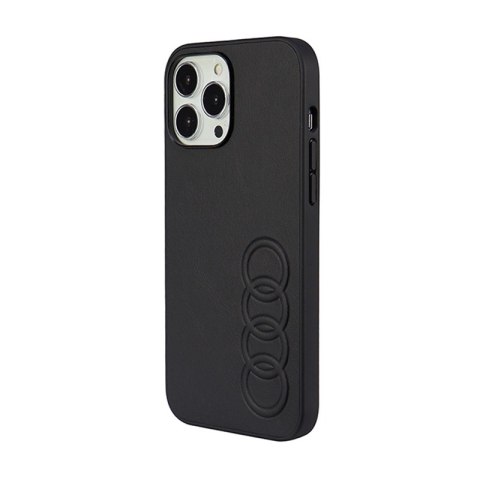 Audi Synthetic Leather - Etui iPhone 13 Pro Max (Czarny) Audi Synthetic Leather - Etui iPhone 13 Pro Max (Czarny)