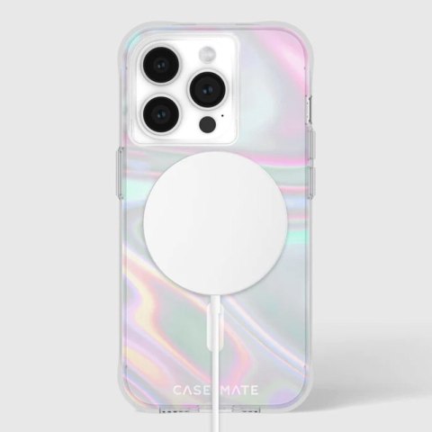 Case-Mate Soap Bubble MagSafe - Etui iPhone 15 Pro (Iridescent) Case-Mate Soap Bubble MagSafe - Etui iPhone 15 Pro (Iridescent)