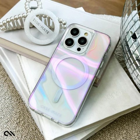 Case-Mate Soap Bubble MagSafe - Etui iPhone 15 Pro (Iridescent) Case-Mate Soap Bubble MagSafe - Etui iPhone 15 Pro (Iridescent)