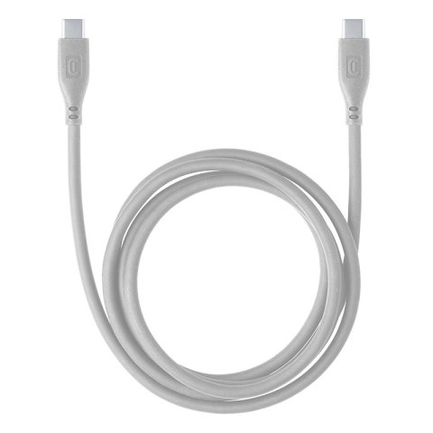 Cellularline Soft Cable - Kabel USB-C do USB-C 1.2 m (szary) Cellularline Soft Cable - Kabel USB-C do USB-C 1.2 m (szary)