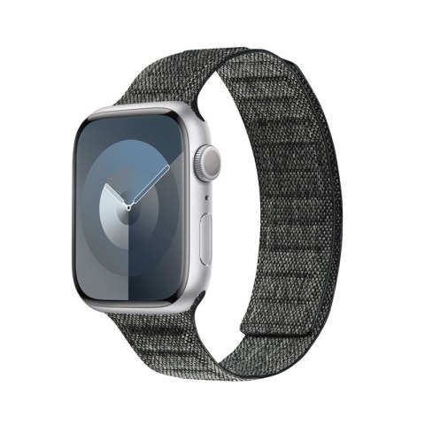 Crong Melange - Pasek magnetyczny do Apple Watch 44/45/46/49 mm (czarny melanż) Crong Melange - Pasek magnetyczny do Apple Watch 44/45/46/49 mm (czarny melanż)