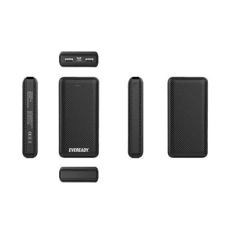Eveready PX20B - Powerbank 20000 mAh 2x USB-A (Czarny) Eveready PX20B - Powerbank 20000 mAh 2x USB-A (Czarny)
