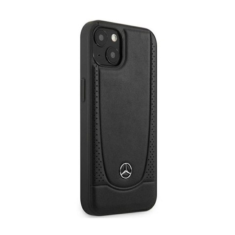 Mercedes Leather Urban Line - Etui iPhone 15 Plus (czarny) Mercedes Leather Urban Line - Etui iPhone 15 Plus (czarny)