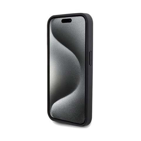 US Polo Assn Yoke Pattern - Etui iPhone 15 Pro Max (czarny) US Polo Assn Yoke Pattern - Etui iPhone 15 Pro Max (czarny)