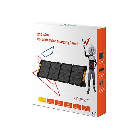 Wonder Ws210 - Panel słoneczny / Ładowarka solarna 210W z wyjściem MC4 (Czarny) Wonder Ws210 - Panel słoneczny / Ładowarka solarna 210W z wyjściem MC4 (Czarny)