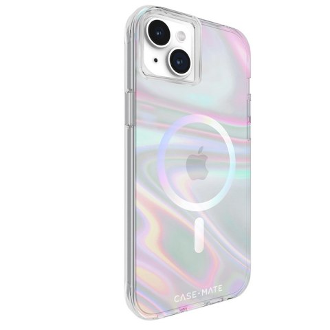 Case-Mate Soap Bubble MagSafe - Etui iPhone 15 Plus (Iridescent) Case-Mate Soap Bubble MagSafe - Etui iPhone 15 Plus (Iridescent)