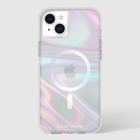 Case-Mate Soap Bubble MagSafe - Etui iPhone 15 Plus (Iridescent) Case-Mate Soap Bubble MagSafe - Etui iPhone 15 Plus (Iridescent)