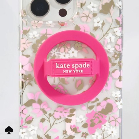 Kate Spade New York Magnetic Loop Grip - Uchwyt MagSafe na palec (Pom Pom Pink) Kate Spade New York Magnetic Loop Grip - Uchwyt MagSafe na palec (Pom Pom Pink)