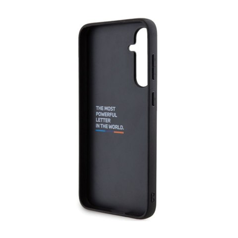 BMW Leather Carbon Blue Line - Etui Samsung Galaxy S23 FE (czarny) BMW Leather Carbon Blue Line - Etui Samsung Galaxy S23 FE (czarny)